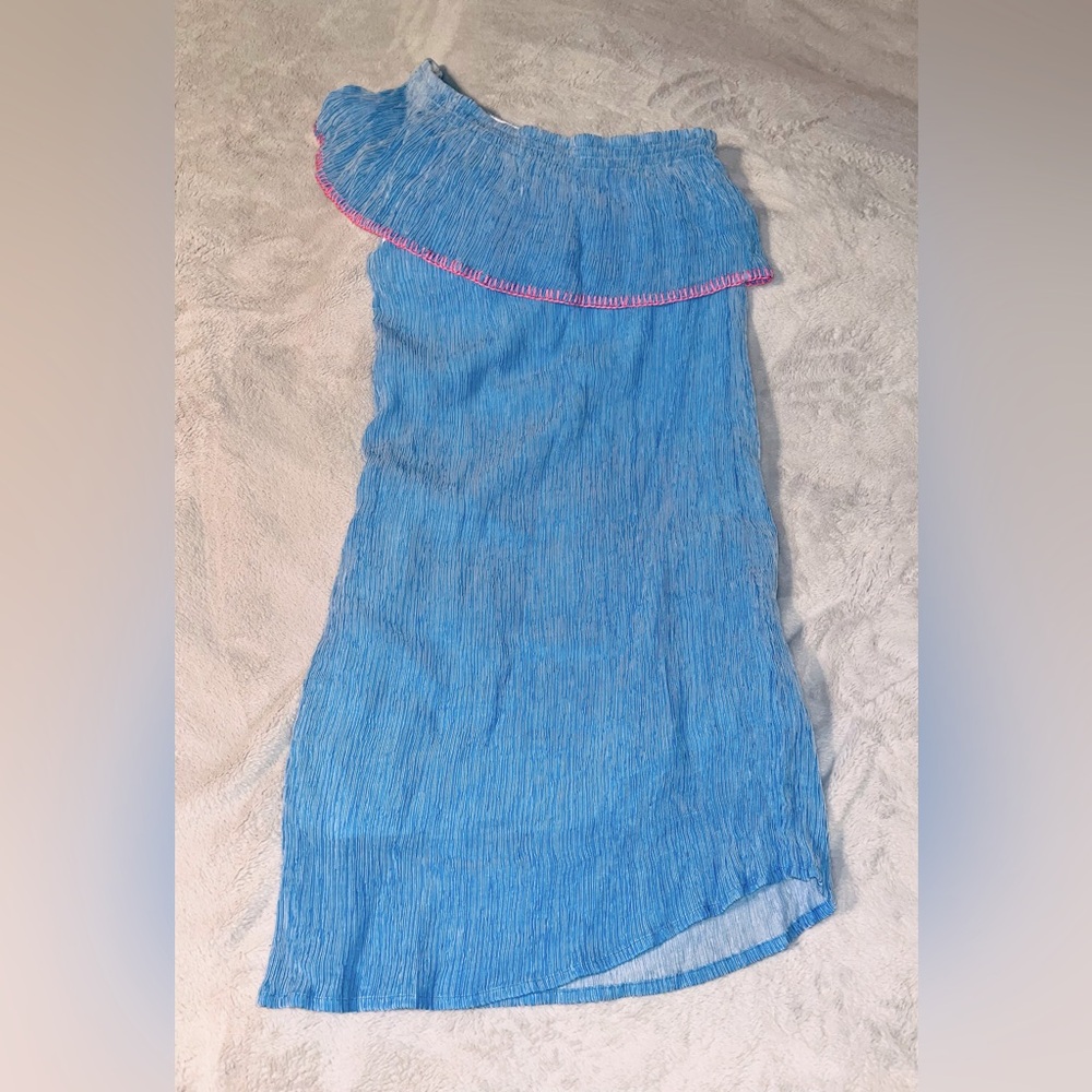 LILLY PULITZER Emmeline One Shoulder Ruffle Dress - Picture 5 of 11